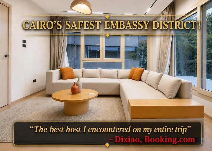 Bright & Spacious 2-Bedroom Minimalist Style, Family In The Heart Of Zamalek